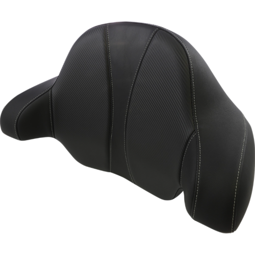 PartzBiz HD: 4403549-Saddlemen Tour Pak Backrest Pad Road Sofa Black Carbon Harley Touring 14-Up