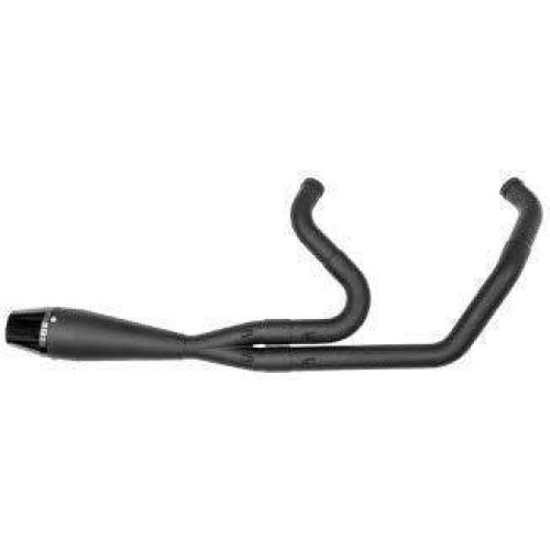 PartzBiz HD: 4403474-Sawicki 2 into 1 Black Shorty Length Exhaust Black Tip Harley M8 Softail 18-Up PartzBiz HD: 4403474-Sawicki 2 into 1 Black Shorty Length Exhaust Black Tip Harley M8 Softail 18-Up