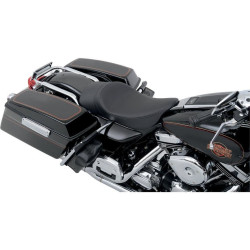 PartzBiz HD DS08010730 - Drag Low Profile Smooth Black 2" Forward Position Reach Solo Seat Harley 97-07 | Drag Specialties PartzBiz HD DS08010730 - Drag Low Profile Smooth Black 2" Forward Position Reach Solo Seat Harley 97-07 | Drag Specialties