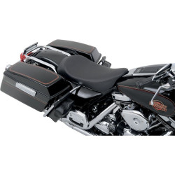 PartzBiz HD DS08010727 - Drag Low Profile Smooth Black Solo Seat Harley 97-07 Road King Street Glide | Drag Specialties PartzBiz HD DS08010727 - Drag Low Profile Smooth Black Solo Seat Harley 97-07 Road King Street Glide | Drag Specialties