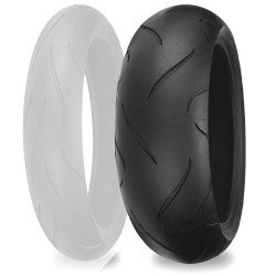 PartzBiz HD WP87-4076 - Shinko 87-4076 Tire 010 Apex Rear Tire 200/50Zr17 75(W) Radial  | 87-4076