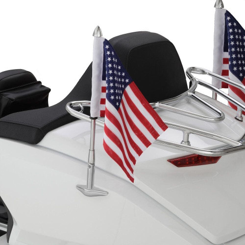 PartzBiz HD: 4403211-Show Chrome 52-965 Folding Flag Pole Honda Gold Wing GL1800 18-21 PartzBiz HD: 4403211-Show Chrome 52-965 Folding Flag Pole Honda Gold Wing GL1800 18-21