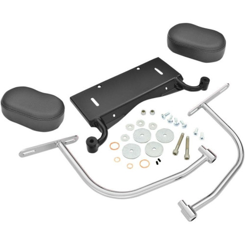 PartzBiz HD: 4403178-Show Chrome Hopnel 91-313 Chrome Deluxe Passenger Armrests Harley FLH/T 14-18