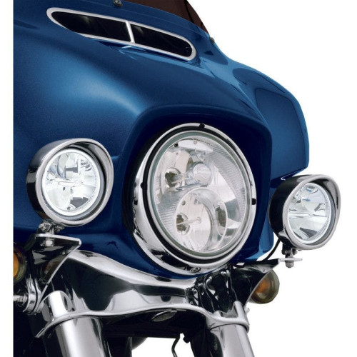 PartzBiz HD: 4403179-แสดง Chrome LED 3.5 ” Chrome Driving Passing Light Kits สำหรับ Harley FLH/T 93-17 | 91-315L PartzBiz HD: 4403179-แสดง Chrome LED 3.5 ” Chrome Driving Passing Light Kits สำหรับ Harley FLH/T 93-17 | 91-315L