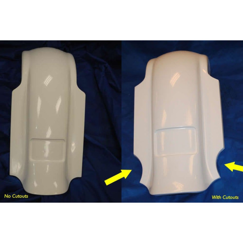PartzBiz HD: 4403190-Sinister Industries Smooth Stretched Rear Fender for Harley Davidson Touring Models 1993-2008 | SI-003
