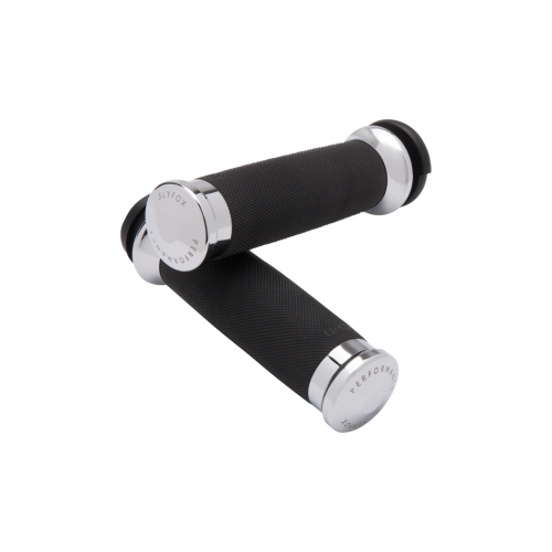 PartzBiz HD: 4403173-Slyfox Custom Contour Chrome Grips 4 Harley 08-23 Throttle By Wire | CC-85-CH-FL-FOX