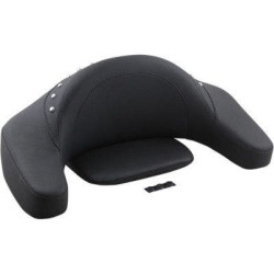 PartzBiz HD MD75332 - Mustang Smooth Passenger Pads Wrap Around Armrest 80-13 w/ King Tour Pak | 75332