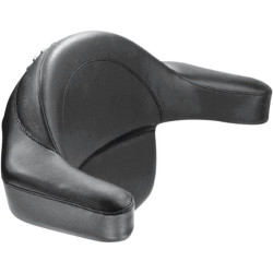 PartzBiz HD MD75324 - Mustang Chrome Studs Passenger Pads Wrap Around Armrest 80-13 w/ King Tour Pak | 75324
