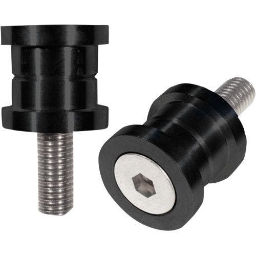 PartzBiz HD: 4403111-Speed Merchant Black 1" Solid Riser Bushings Harley Big Twin & XL 84-15 | SM-HDSRBB