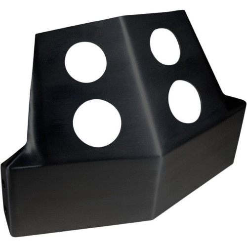 PartzBiz HD: 4403081-Speed Merchant SM Black Powdercoated Frame Skid Plates for Harley FXD Dyna 06-16 | SM-DSP-06-2