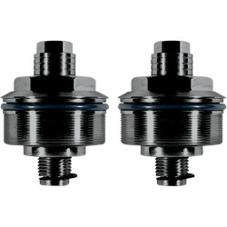 PartzBiz HD DS04040277 - Speed Merchant SM Black Preload Adjuster 49mm Fork Caps Harley FXD FXDWG & V-Rod | SM49A-1 PartzBiz HD DS04040277 - Speed Merchant SM Black Preload Adjuster 49mm Fork Caps Harley FXD FXDWG & V-Rod | SM49A-1
