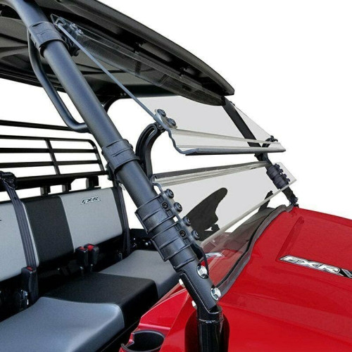 PartzBiz HD: 4403066-Spike MULEFXRWS2000 D-2 Lexan Full Tilting Windshield Kit Kawasaki Mule Pro-FXR utv side by side wind screen upgrade replacement Custom aftermarket 63-1606