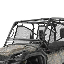 PartzBiz HD WP63-1610 - Spike PION10WS2000 D-2 Lexan Full Tilting Windshield Honda Pioneer 1000 16-Up utv side by side wind screen upgrade replacement Custom aftermarket 63-1610
