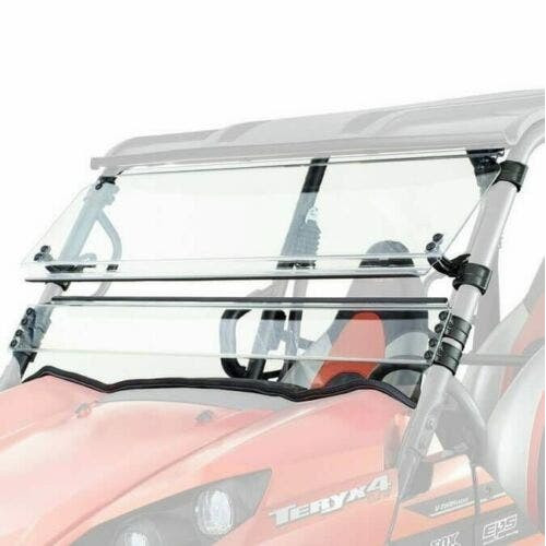 PartzBiz HD: 4403033-Spike TERYXWS4000 D-2 Lexan Full Tilting Windshield Kit Kawasaki Teryx 16-Up utv side by side wind screen upgrade replacement Custom aftermarket 63-1604