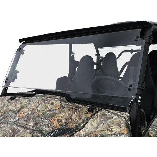 PartzBiz HD: 4403035-Spike WOLX4WS2000 D-2 Lexan Full Tilting Windshield Kit Yamaha Wolverine X-4 utv side by side wind screen upgrade replacement Custom aftermarket 
