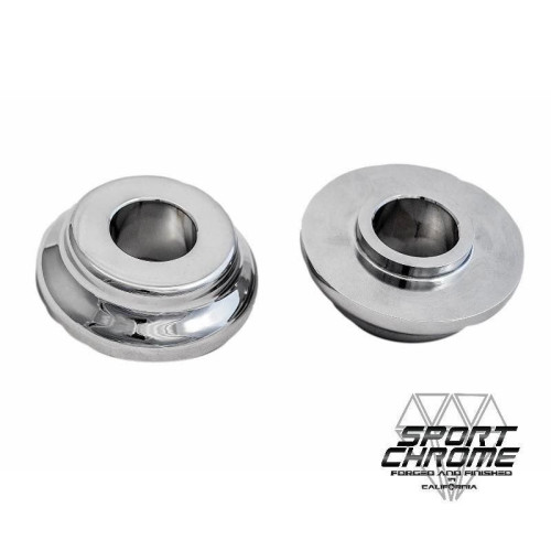 PartzBiz HD: 4403037-Sport Chrome Non-ABS Chrome Wheel Spacers 08-18 Harley Touring Bagger Dresser Ride Nice