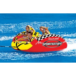 PartzBiz HD AT-53-2160 - Sportstuff Half Pipe Frantic1-3 Person Rider Inflatable Towable Tube 53-2160 | 53-2160