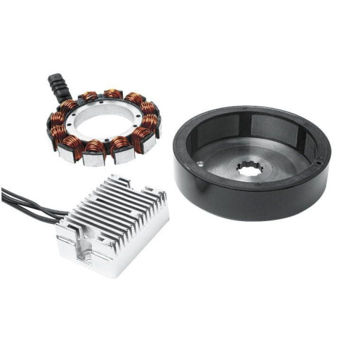 PartzBiz HD: 4403013-Spyke Chrome 32 Amp Charging System Harley EVO Evolution Shovelhead Big Twin 70- | 425210 PartzBiz HD: 4403013-Spyke Chrome 32 Amp Charging System Harley EVO Evolution Shovelhead Big Twin 70- | 425210