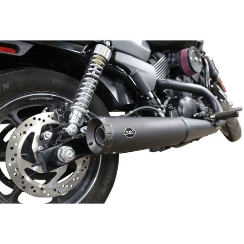 PartzBiz HD: 4402909-S&S Cycle Black Ceramic 4 ” Grand Nation Slip On Muffler Harley XG500/750 Street | ปลายท่อ 550-0703