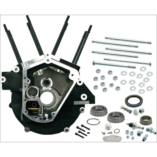 PartzBiz HD: 4402911-S&S Cycle Black Evolution EVO Style Standard Bore Super Stock Engine Case 92-99 | 31-0055 PartzBiz HD: 4402911-S&S Cycle Black Evolution EVO Style Standard Bore Super Stock Engine Case 92-99 | 31-0055
