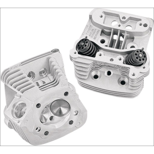 PartzBiz HD: 4402880-S&S Cycle Natural Super Stock Cylinder Heads for Harley Evolution Big Twin EVO | 90-1004 PartzBiz HD: 4402880-S&S Cycle Natural Super Stock Cylinder Heads for Harley Evolution Big Twin EVO | 90-1004