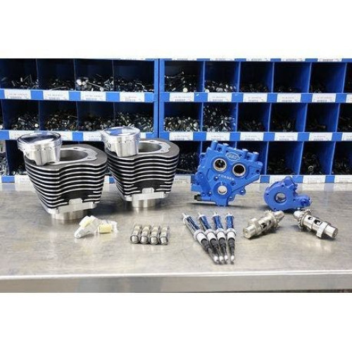 PartzBiz HD: 4402851-S&S Cycle Winter Power Package 100" Black Big Bore Kit w/ 585 Chain Cams 99-06 | 330-0578 PartzBiz HD: 4402851-S&S Cycle Winter Power Package 100" Black Big Bore Kit w/ 585 Chain Cams 99-06 | 330-0578