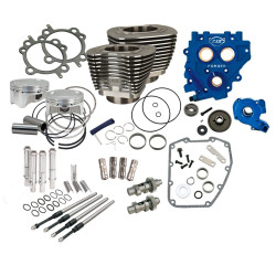 PartzBiz HD SS330-0669 - S&S Cycle Winter Power Package 110" Black Big Bore Kit w/ 585 Gear Cams 07-17 | 330-0583 PartzBiz HD SS330-0669 - S&S Cycle Winter Power Package 110" Black Big Bore Kit w/ 585 Gear Cams 07-17 | 330-0583