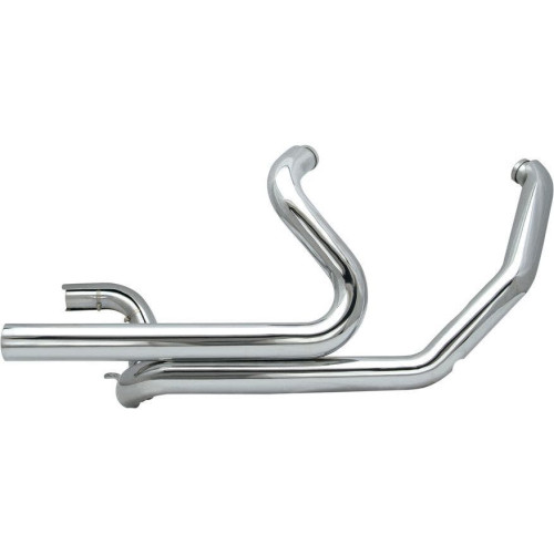 PartzBiz HD: 4402825-S&S Chrome Power Tune Dual Crossover Headers Head Pipes สำหรับ Harley Touring 09-16 | 550-0004B