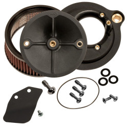 PartzBiz HD SS170-0354C - S&S Stealth Stage 1 Air Cleaner Kit For Stock Cover for 2017 Harley M8 Touring | 170-0354C PartzBiz HD SS170-0354C - S&S Stealth Stage 1 Air Cleaner Kit For Stock Cover for 2017 Harley M8 Touring | 170-0354C