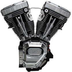 PartzBiz HD SS310-0770A - S&S T111 Long Block Super Stock Heads เครื่องยนต์อัด 9.8:1 Motor Harley | SS310-0770