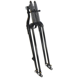 PartzBiz HD MU35242 - Standard Length 20" Black Hardbody Antique Style Springer Front End Custom Use 35240 PartzBiz HD MU35242 - Standard Length 20" Black Hardbody Antique Style Springer Front End Custom Use 35240
