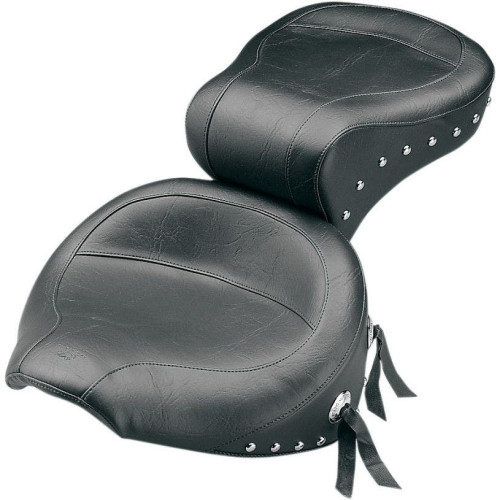 PartzBiz HD: 4402719-Mustang Seats Studded Wide Style 2-up Seat for Harley Softail 89-99 | 75503 PartzBiz HD: 4402719-Mustang Seats Studded Wide Style 2-up Seat for Harley Softail 89-99 | 75503