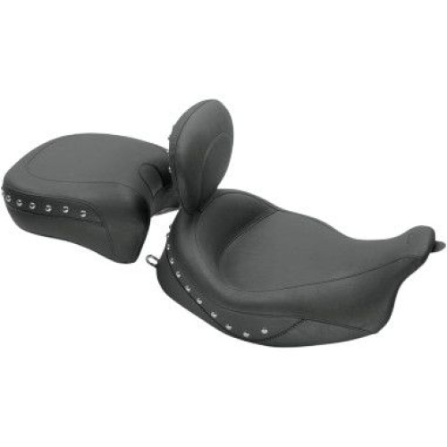 PartzBiz HD: 4402704-Super Chrome Studded Solo Seat with Removeable Driver Backrest for Harley Touring 08-13 | 79447 PartzBiz HD: 4402704-Super Chrome Studded Solo Seat with Removeable Driver Backrest for Harley Touring 08-13 | 79447