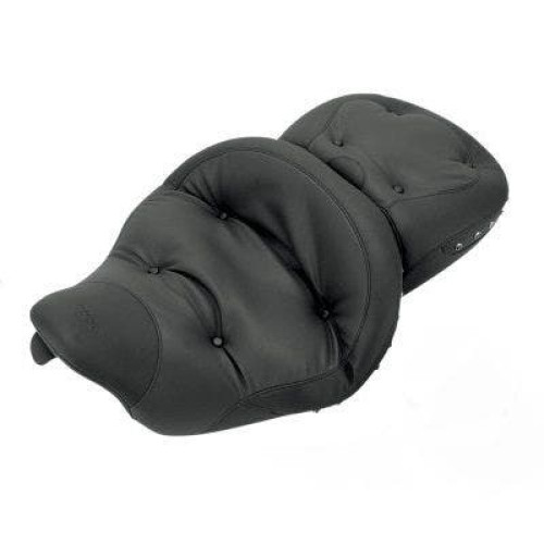 PartzBiz HD: 4402707-Mustang Super Regal Black Studded Touring Seat Driver Backrest Harley FL 08-17 | 79609 PartzBiz HD: 4402707-Mustang Super Regal Black Studded Touring Seat Driver Backrest Harley FL 08-17 | 79609