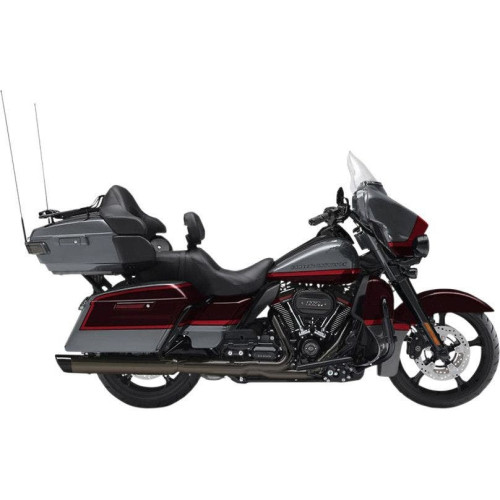 PartzBiz HD: 4402677-SuperTrapp 140-68228 Black 4" Stout Slip-On Mufflers 18-19 Harley-Davidson Touring CVO Milwaukee Eight M8 Upgrade performance pipes