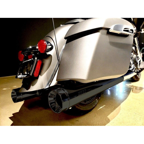 PartzBiz HD: 4402679-SuperTrapp 147-21820 Black Stout Slip-On Mufflers Indian Touring 14-20 1811-3977 18113977 Touring Chief Classic Dark Horse Roadmaster Vintage best for buy