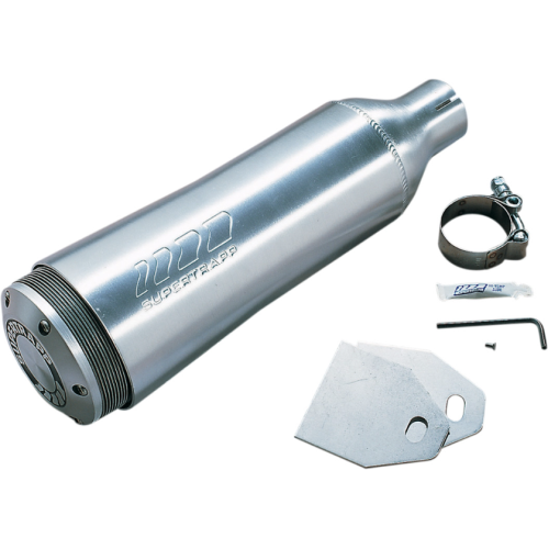 PartzBiz HD: 4402687-SuperTrapp 4" Aluminum Universal Slip-On Muffler 1.75" Inlet 412-17500 4MCU-1750