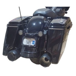 PartzBiz HD TAB-121-2299 - Tab Performance 50 Cal 5 ” ท่อแบบสวม 121-2299 Harley M8 Touring 17-Up