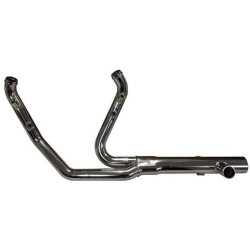 PartzBiz HD TAB-123-1202 - Tab Performance Chrome 2-into-2 ท่อไอเสียท่อ Harley Touring FLH/T 17-20 electra road glide street touring king milwaukee แปด m8