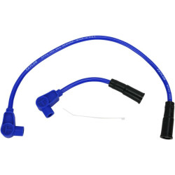 PartzBiz HD DSDS242607 - Sumax Taylor 8mm Spiro-Pro Blue Colored Spark Plug Wires Harley 00-17 FX/FL FXD | 20631