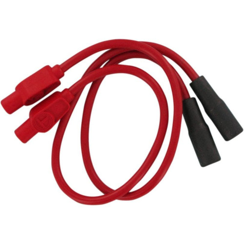 PartzBiz HD: 4402577-Sumax Taylor 8mm Spiro-Pro Red Colored Spark Plug Wires Set for Harley 99-08 FLH | 20234