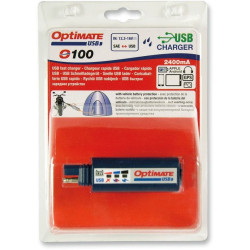 PartzBiz HD DS38070177 - Tecmate O100 Optimate SAE to USB Power Outlet Compact Cell Phone GPS Camera