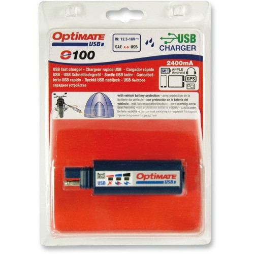 PartzBiz HD: 4402547-Tecmate O100 Optimate SAE to USB Power Outlet Compact Cell Phone GPS Camera PartzBiz HD: 4402547-Tecmate O100 Optimate SAE to USB Power Outlet Compact Cell Phone GPS Camera