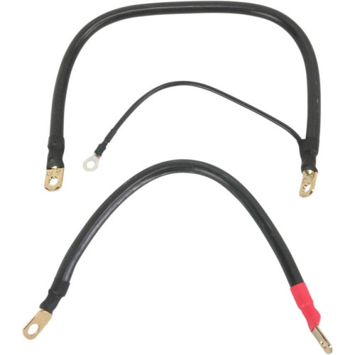 PartzBiz HD: 4402527-Terry Components 4 Gauge Complete Battery Cable Kits Harley 07 FLHT w/ Aux Wire | 22040 PartzBiz HD: 4402527-Terry Components 4 Gauge Complete Battery Cable Kits Harley 07 FLHT w/ Aux Wire | 22040