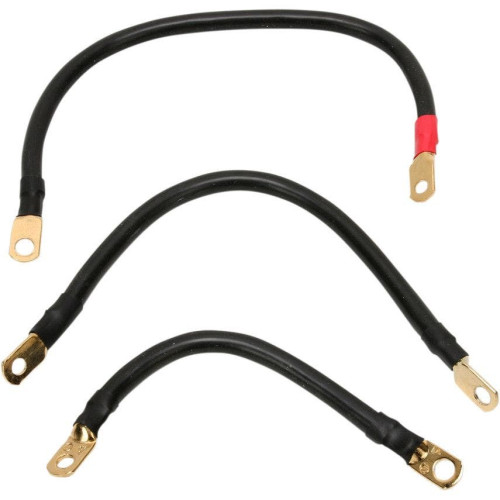 PartzBiz HD: 4402530-Terry Components 4 Gauge Complete Battery Cable Kits Harley 84-88 FXR | 22030 PartzBiz HD: 4402530-Terry Components 4 Gauge Complete Battery Cable Kits Harley 84-88 FXR | 22030