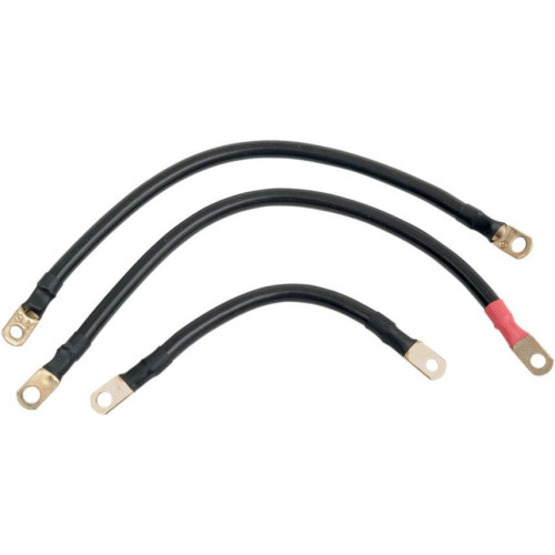 PartzBiz HD: 4402536-Terry Components 4 Gauge Complete Battery Cable Kits Harley 93-06 FLH Touring | 22050 PartzBiz HD: 4402536-Terry Components 4 Gauge Complete Battery Cable Kits Harley 93-06 FLH Touring | 22050