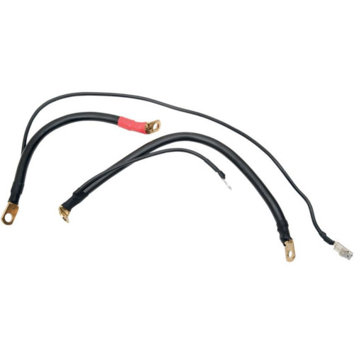 PartzBiz HD: 4402537-Terry Components 4 Gauge Complete Battery Cable Kits Harley FL 09-16 w/ Aux Wire | 22090 PartzBiz HD: 4402537-Terry Components 4 Gauge Complete Battery Cable Kits Harley FL 09-16 w/ Aux Wire | 22090