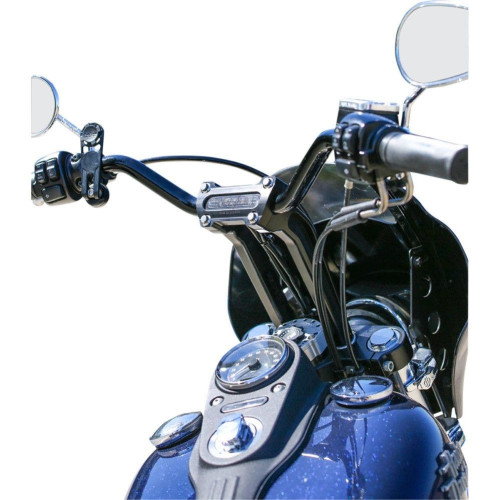 PartzBiz HD: 4402483-Thrashin Supply Black 8" w/o Gauge Cutout Handlebar Straight Riser TSC-8000-1 0602-1048 06021048 bar custom harley davidson PartzBiz HD: 4402483-Thrashin Supply Black 8" w/o Gauge Cutout Handlebar Straight Riser TSC-8000-1 0602-1048 06021048 bar custom harley davidson