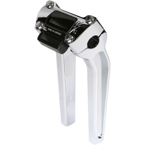 PartzBiz HD: 4402472-Thrashin Supply Chrome 9.5" w/ Gauge Cutout Handlebar Pullback Riser TSC-9500-3 0602-1059 06021059 bar custom harley davidson