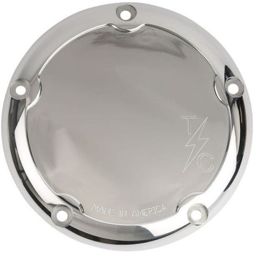 PartzBiz HD: 4402477-Thrashin Supply Chrome Dished Billet Derby Cover TSC-3013-3 Harley Softail 18-Up PartzBiz HD: 4402477-Thrashin Supply Chrome Dished Billet Derby Cover TSC-3013-3 Harley Softail 18-Up